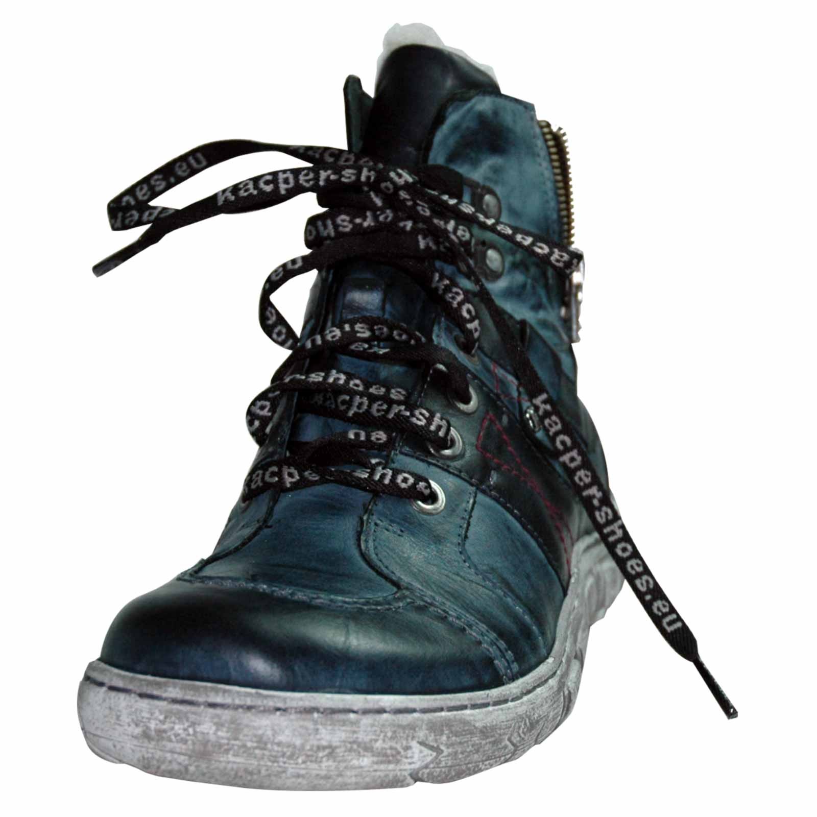 Kacper Damen Boots, dunkelblau mit Synthetik- Laufsohle