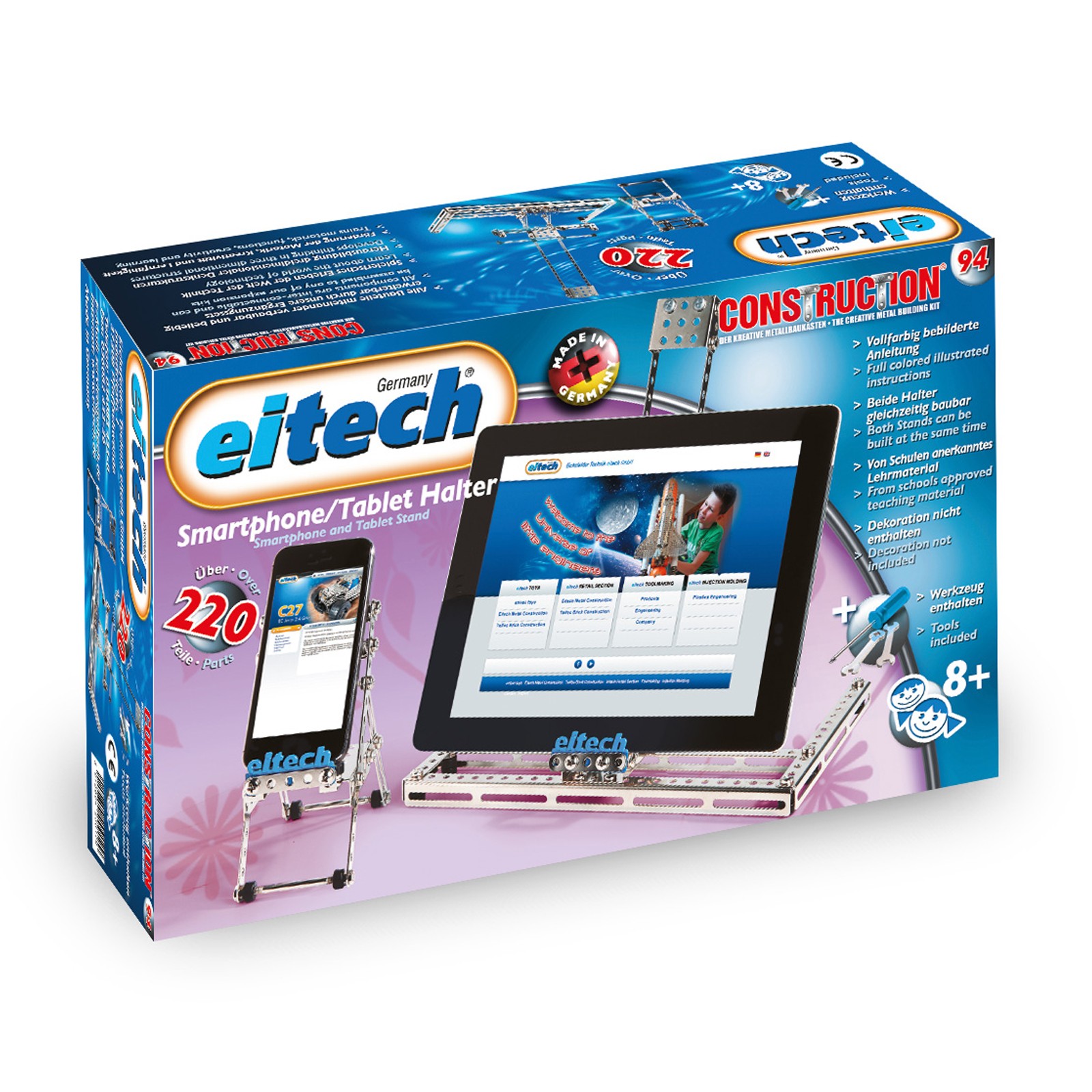 EITECH Metallbaukasten Smartphone/ Tablet Halter