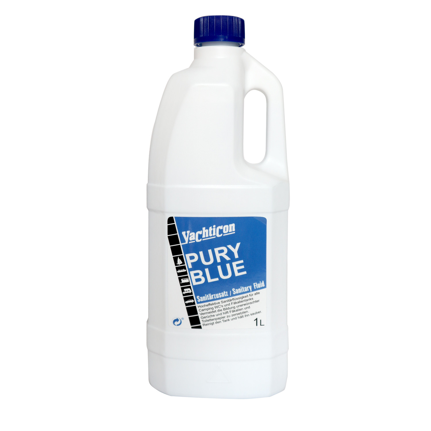 Pury Blue 1 Liter Sanitärzusatz Camping Toilette Reisemobil