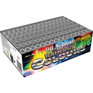 Batterie feuerwerk 96 Schuss Rainbow Colors