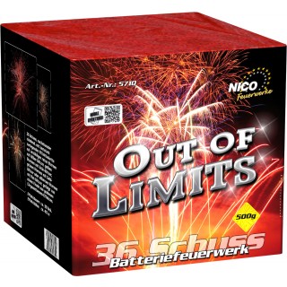 Batterie Feuerwerk Out of Limits 36 Schuss