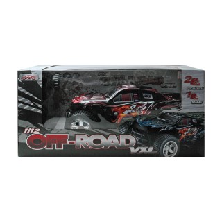 RC Buggy rot-schwarz mit LED 1:12 RC OFF ROAD