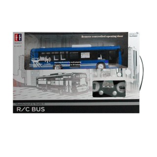 RC DOUBLE EAGLE, blau Linienbus mit Fernbedienung