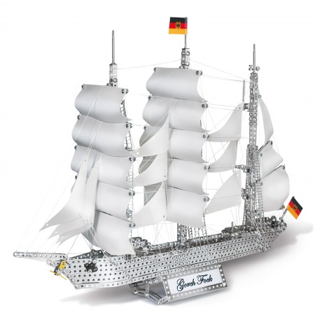 EITECH Metallbaukasten Segelschiff Gorch Fock 75cm
